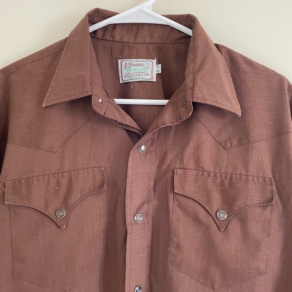 H bar C | 1970s California Ranchwear button down - Picture 4 of 7